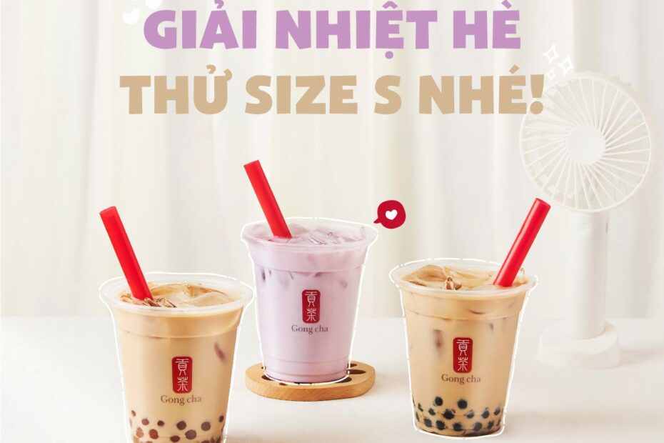 Giải Nhiệt Hè. Thử Size S Nhé! Gong Cha