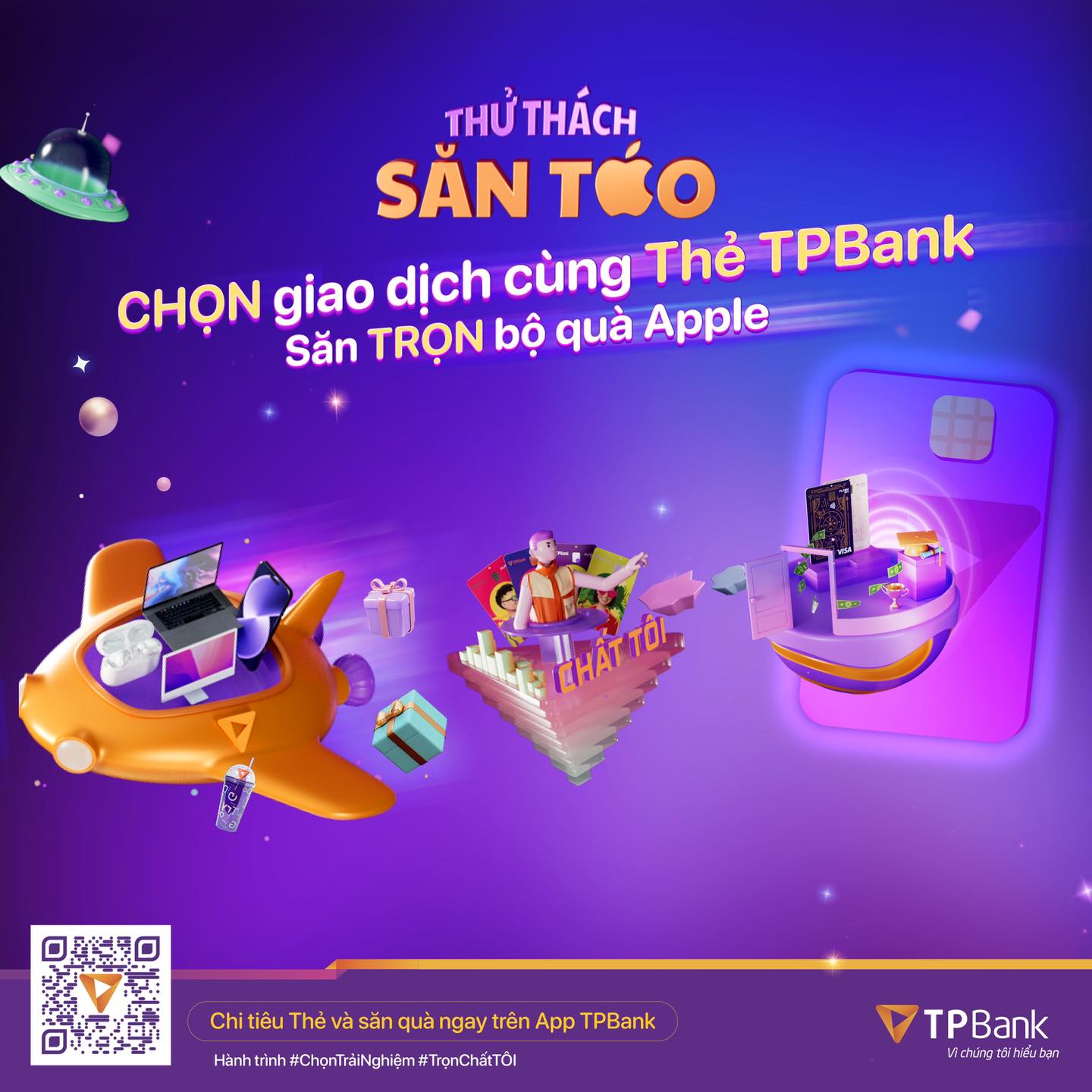 CHỌN thẻ thanh toán quốc tế TPBank. Săn TRỌN kho quà!