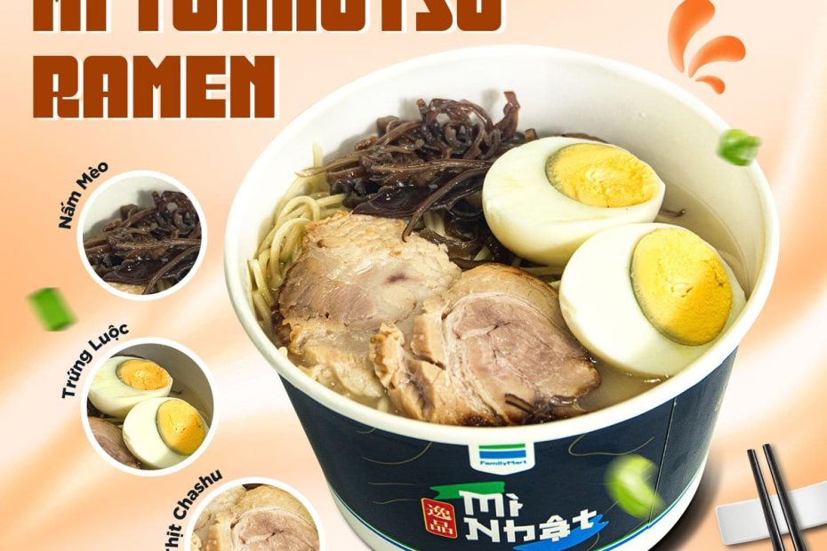 MÌ TONKOTSU RAMEN - CỨ ĂN LÀ KHEN