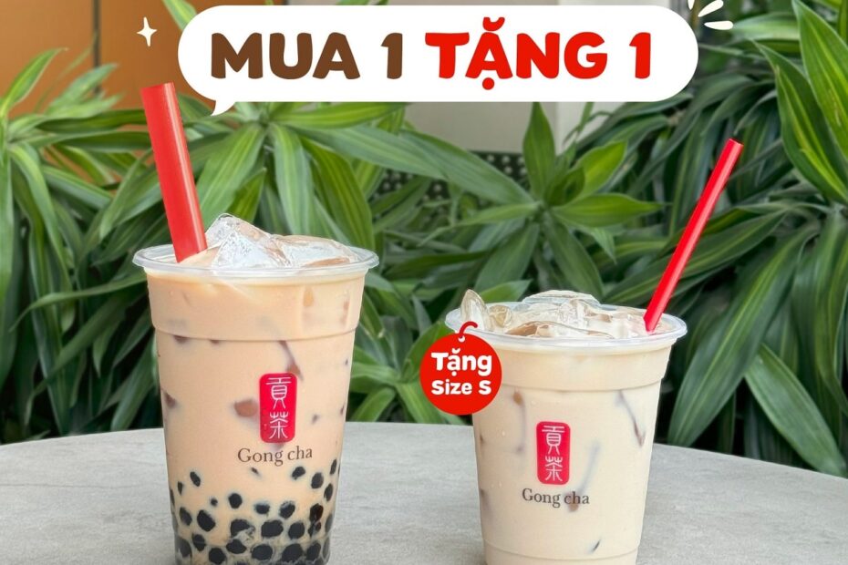 Ưu dãi dành riêng cho cả nhà ghé cửa hàng vào thứ Hai và Ba trong tháng Tư - Gong Cha