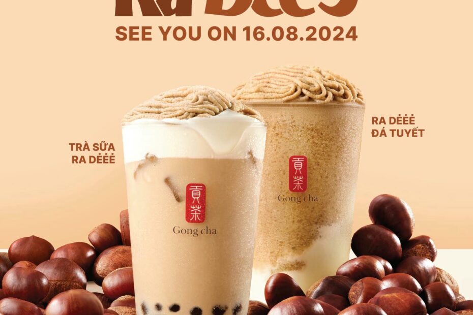 Ra Dẻee và Gong Cha chúng mình hẹn gặp bạn vào 16.8.2024 nhen