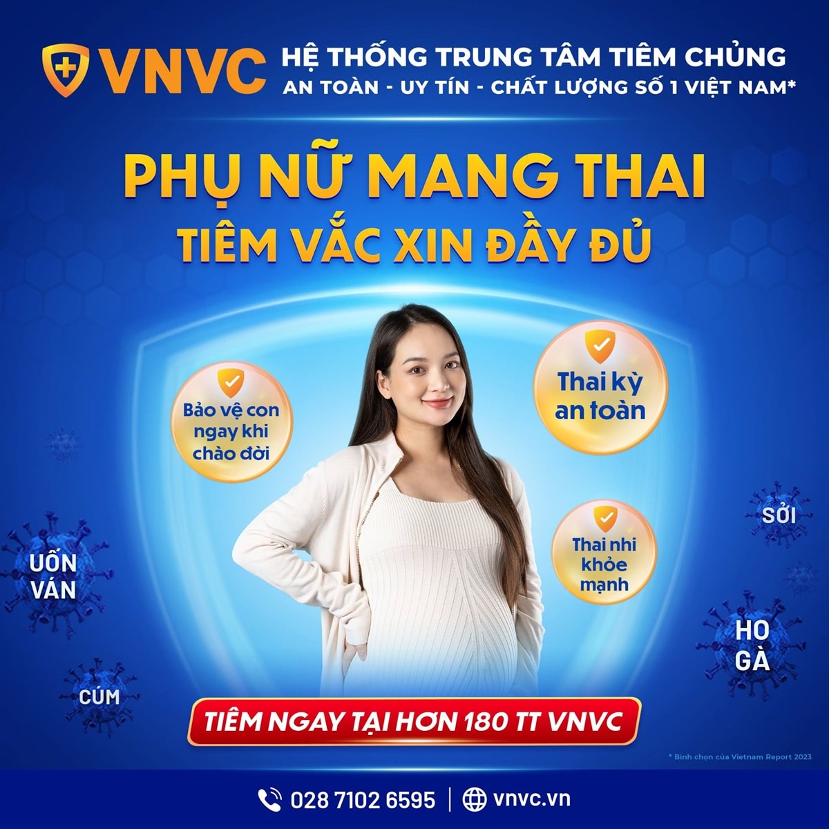 NHỮNG VẮC XIN MẸ BẦU KHÔNG ĐƯỢC BỎ LỠ ĐỂ BẢO VỆ SỨC KHỎE CẢ HAI MẸ CON!