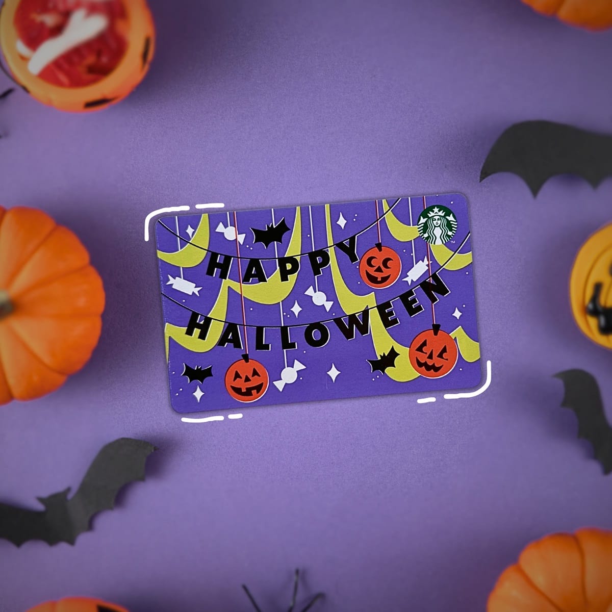 GET READY FOR HALLOWEEN EARLY WITH THE SPECIAL STARBUCKS CARD!