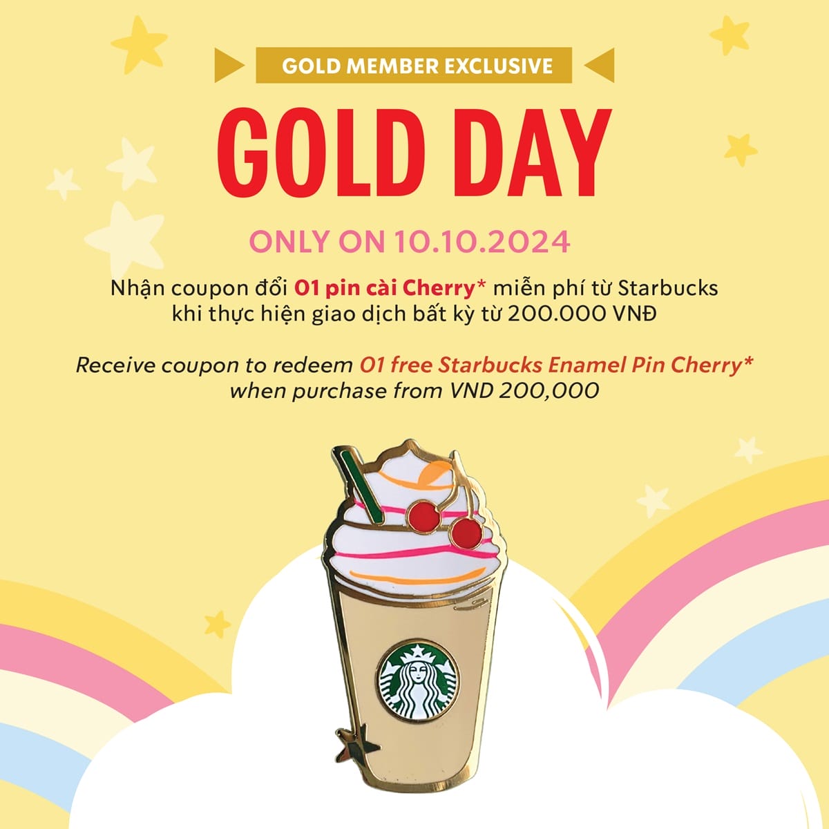 IT'S GOLD DAY!​ Starbucks Vietnam