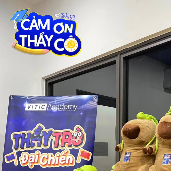 20/11 Bùng nổ: Thầy trò VTC Academy cháy hết mình tại gameshow Thầy trò đại chiến