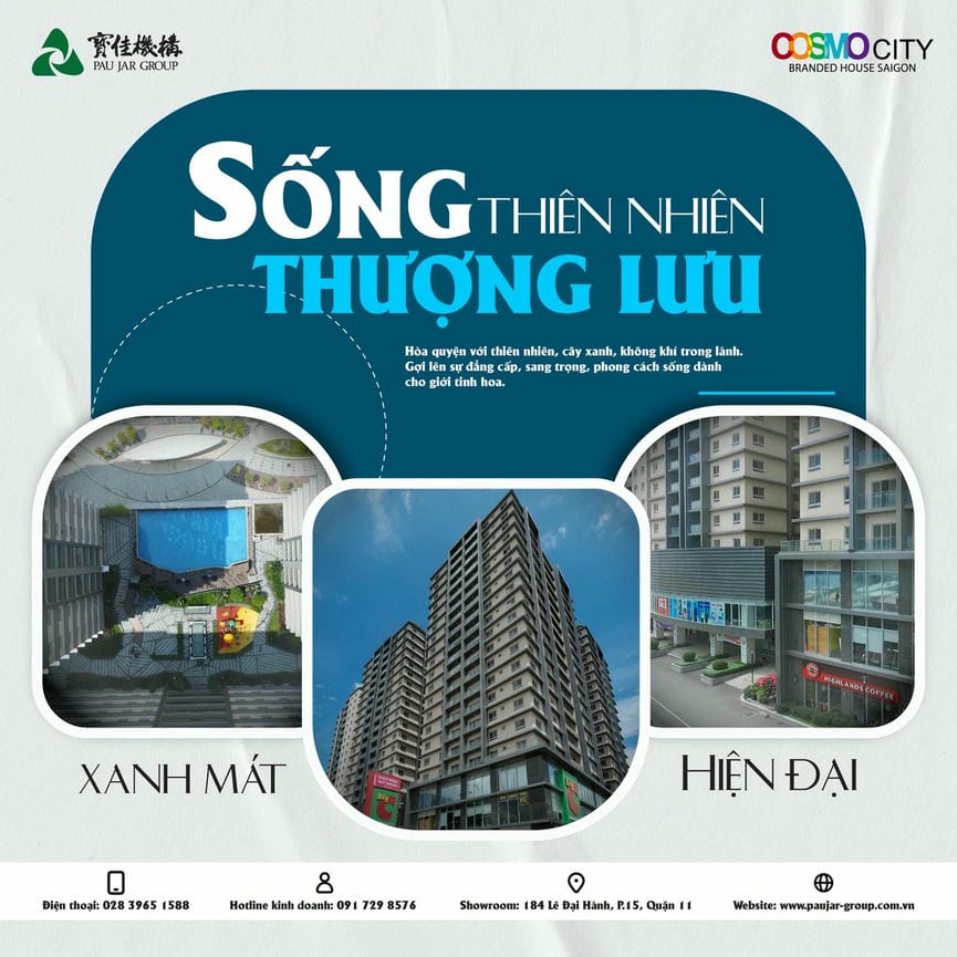 COSMO CITY – A GREEN & LUXURIOUS LIVING SPACE IN THE HEART OF DISTRICT 7