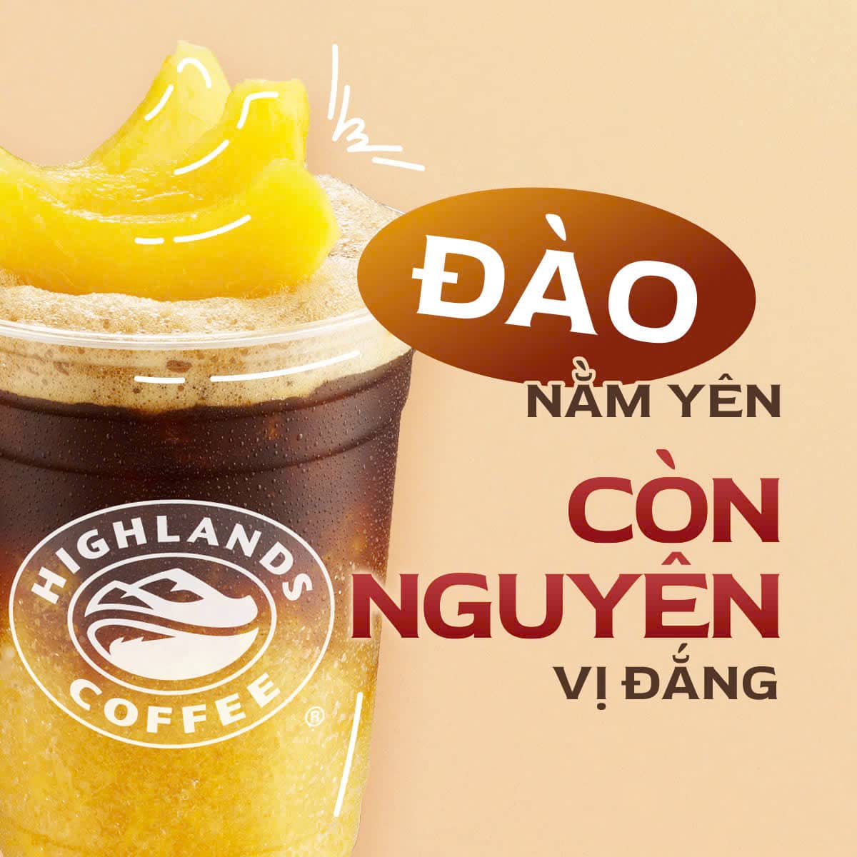 Peach Americano – No reason needed to love it, just remember to stir it!