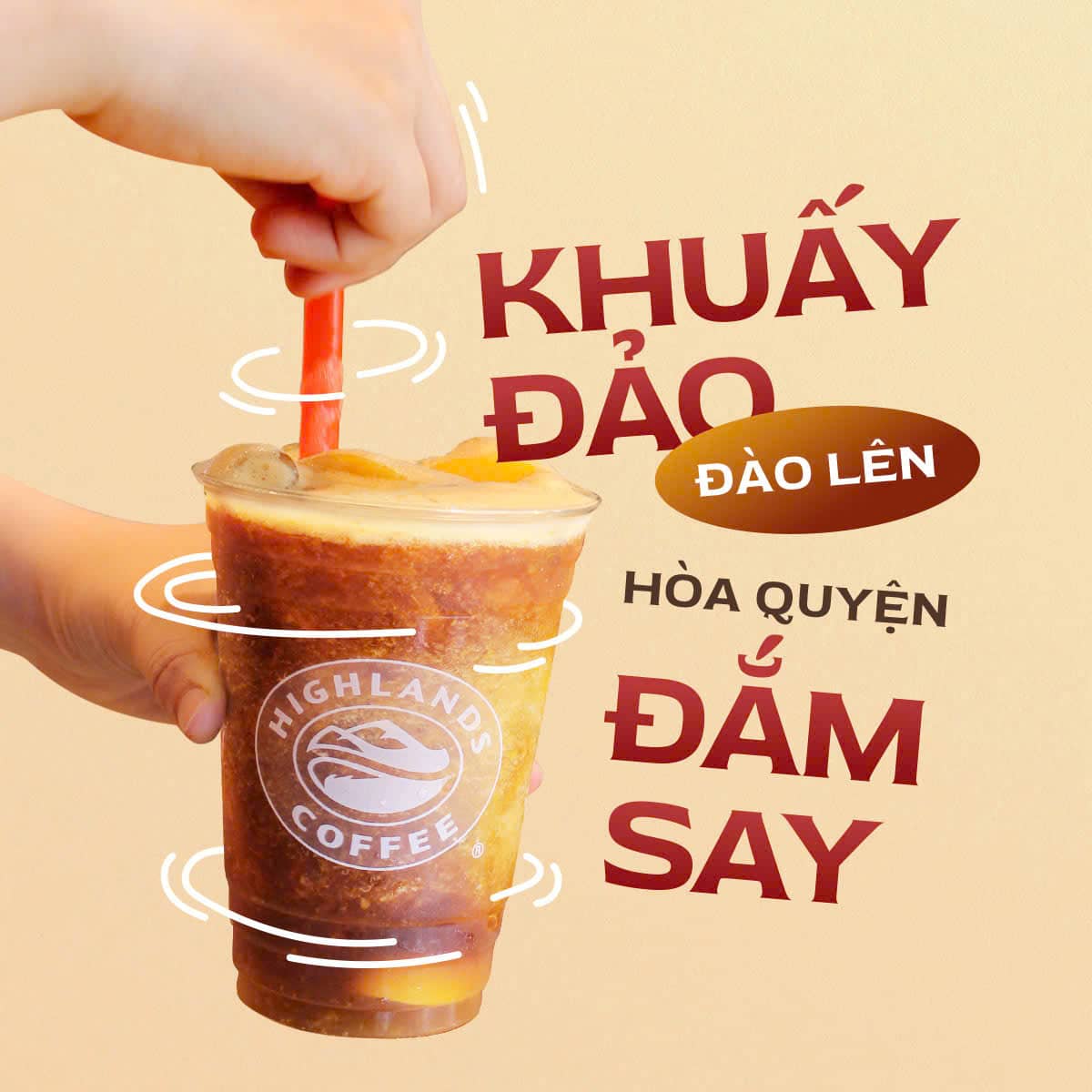 Peach Americano – No reason needed to love it, just remember to stir it!