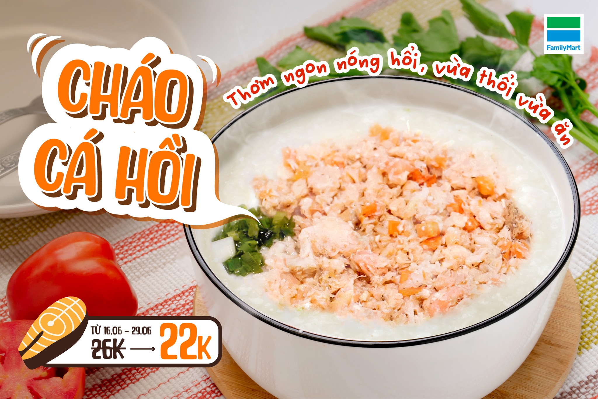 FAMILY MART - SALMON PORRIDGE – WARM, COZY & DELICIOUS!