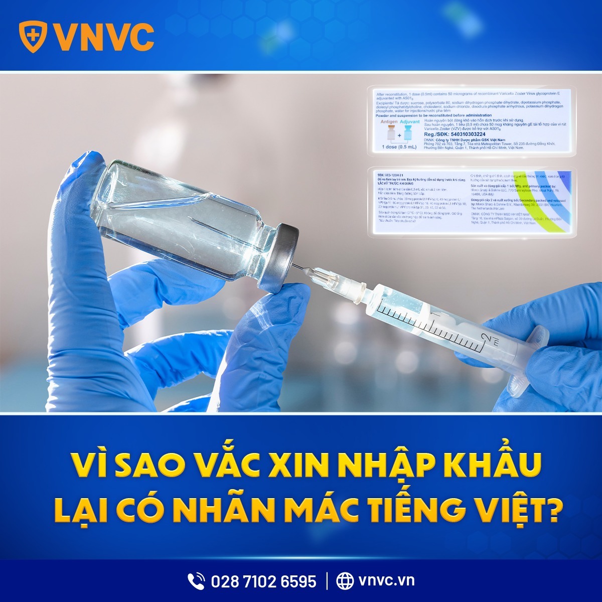 VNVC – Why Do Imported Vaccines Have Vietnamese Labels?
