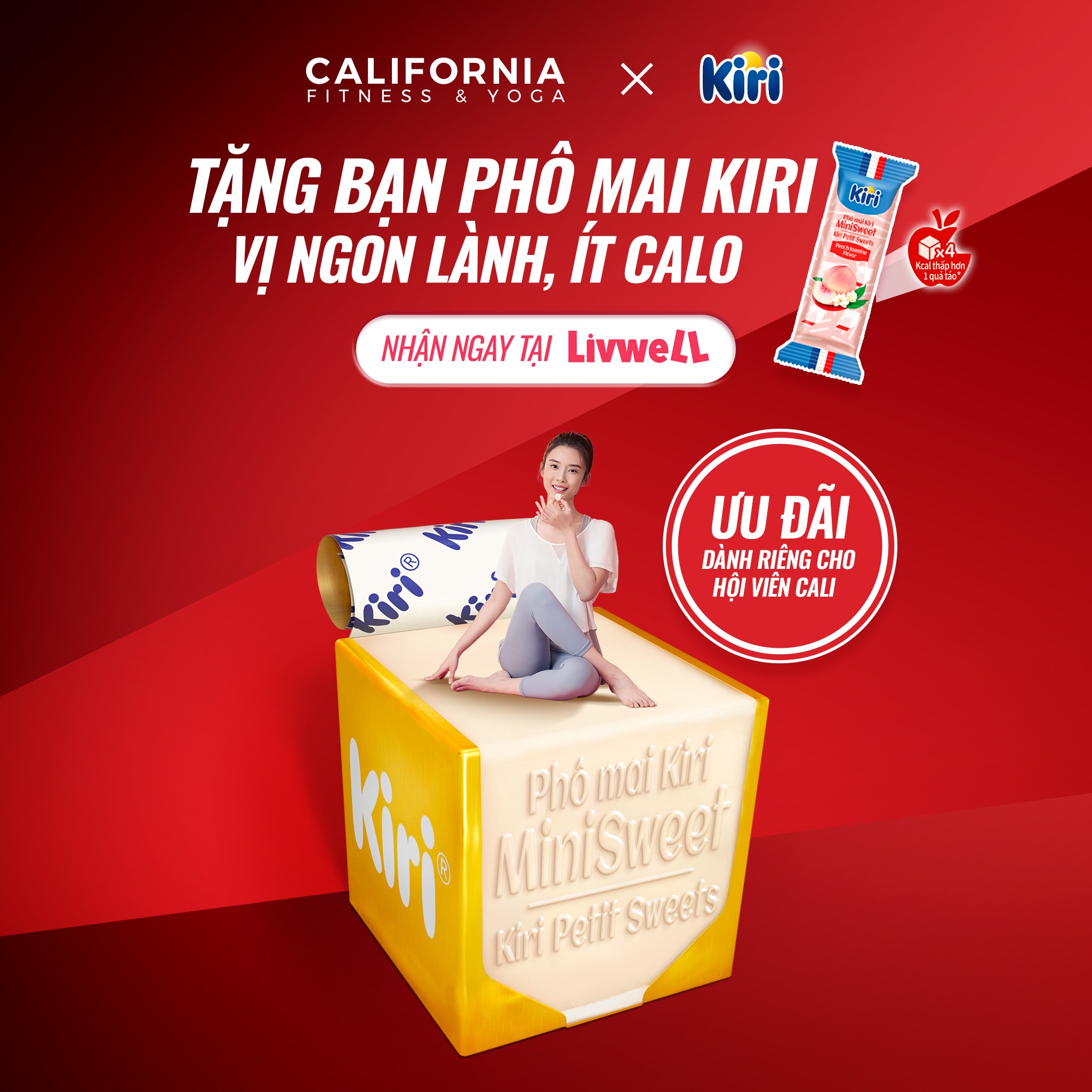 California Fitness – "CHECK IN" TO LOVE YOURSELF AND RECEIVE A CUTE KIRI CUBE