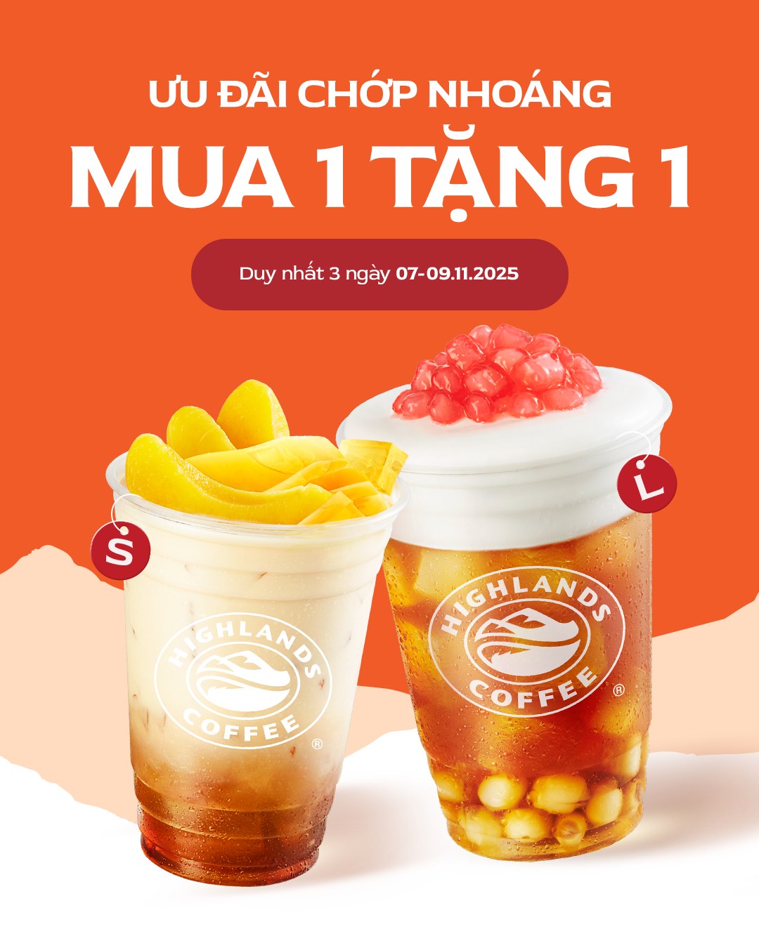 Weekend plans? Highlands has you covered — Buy 1 Get 2, no joke!