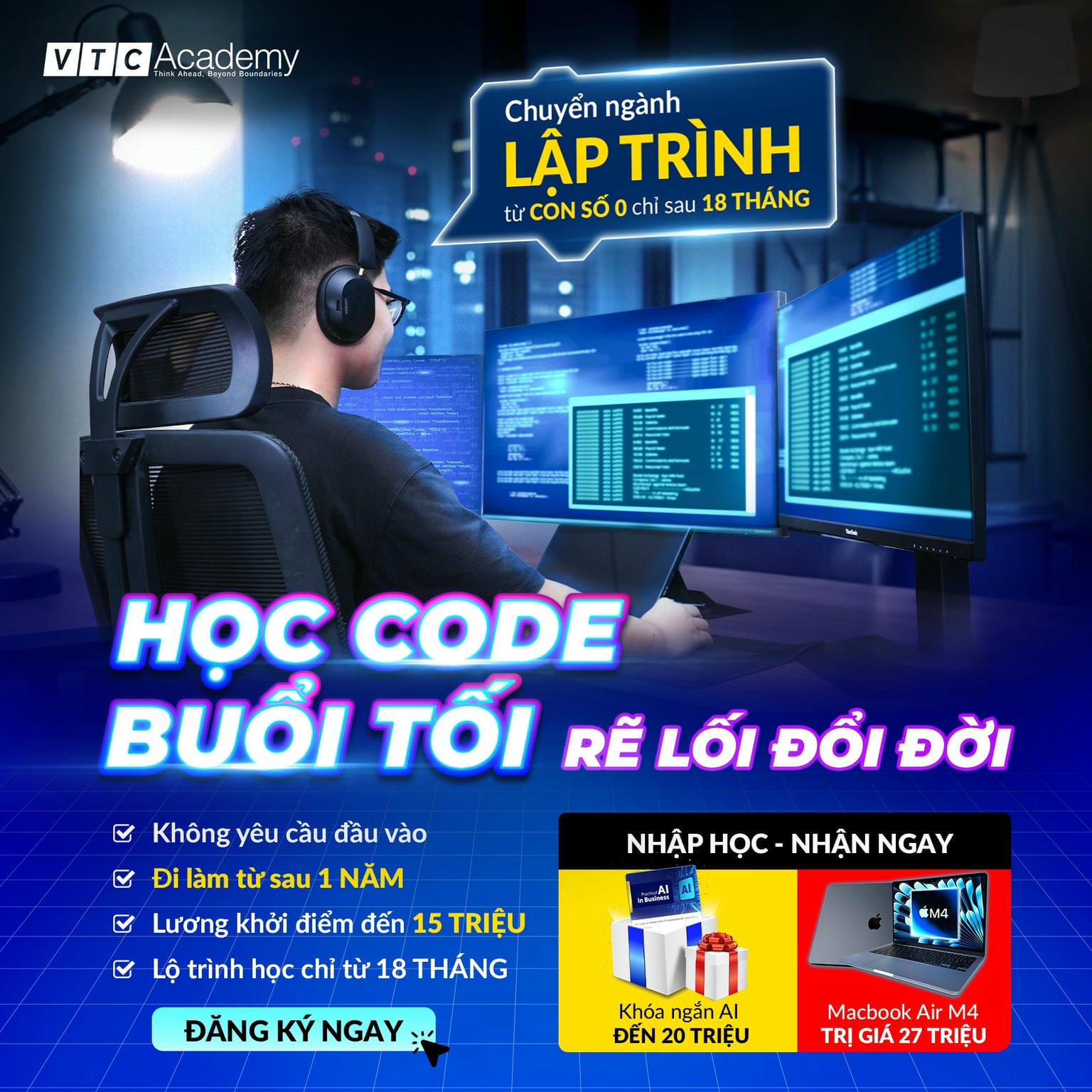 THE EMPORIUM X VTC ACADEMY : FULL-STACK PROGRAMMING – FAST-TRACK CAREER SWITCH: JOB-READY IN JUST 1 YEAR