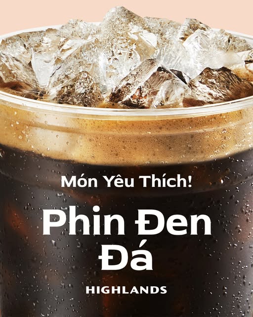 Highlands Coffee - Heyyy, have you had your Phin Black Iced yet this morning ?