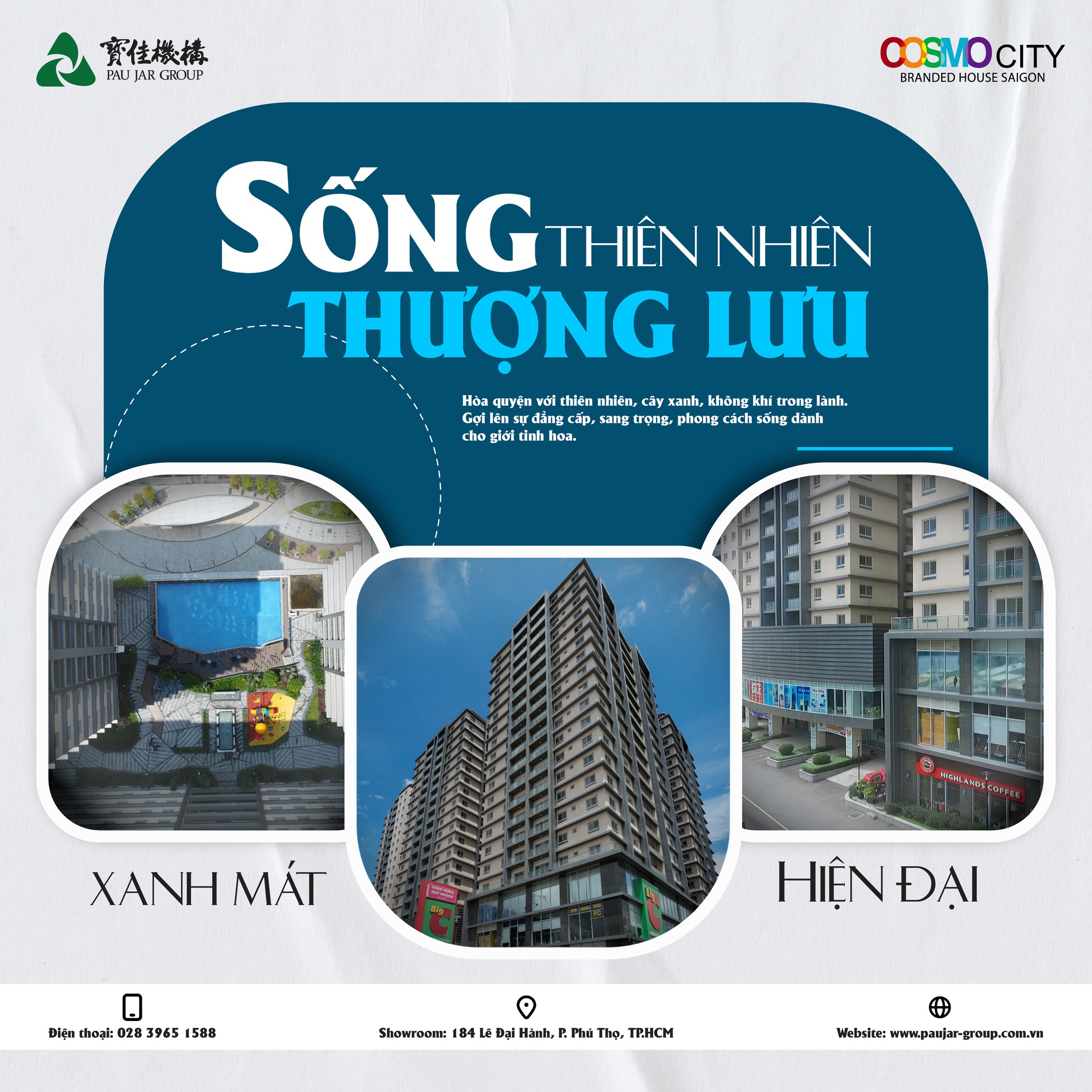 COSMO CITY – NATURE-INSPIRED LIVING, ELITE STANDARDS IN SOUTH SAIGON