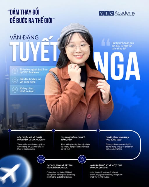 VTC ACADEMY – CÚ LỘT XÁC ĐƯA NGA VƯƠN ĐẾN HỌC BỔNG SEED DANH GIÁ