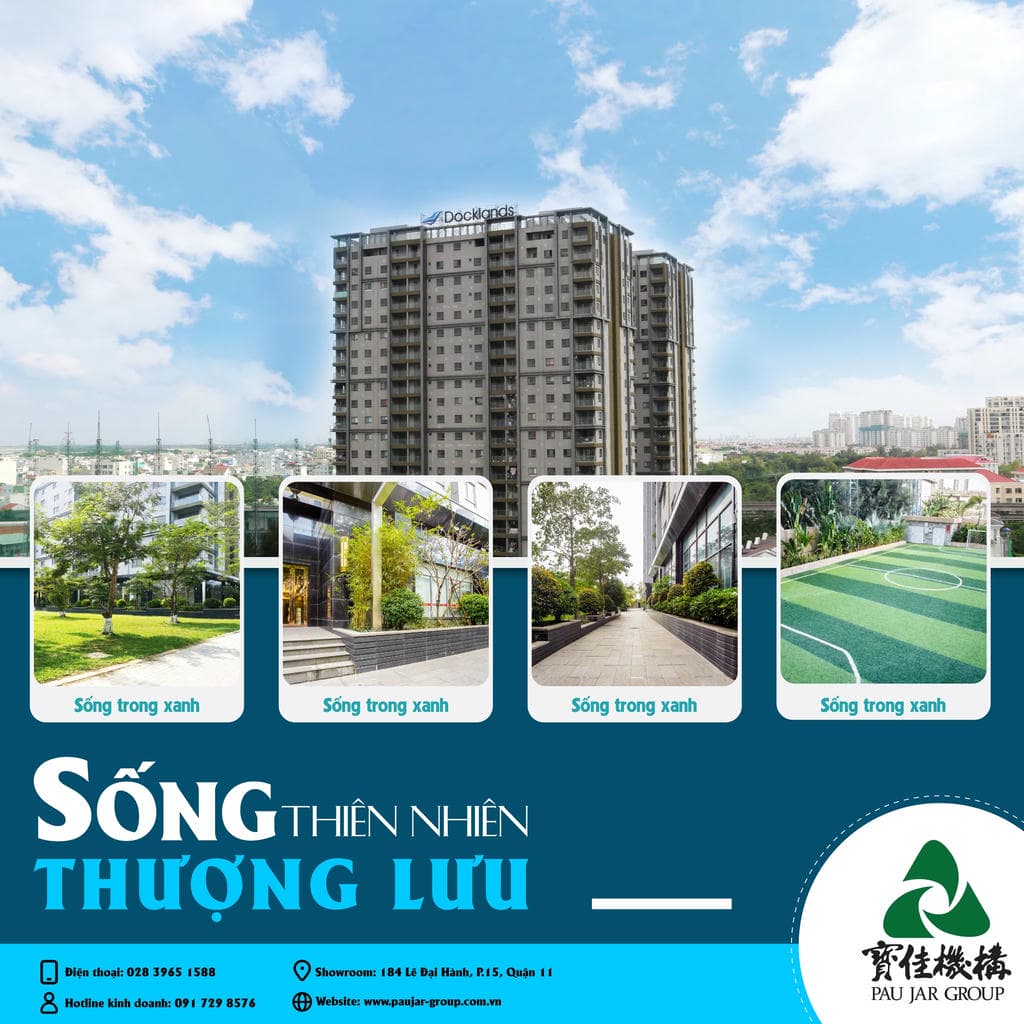 Docklands Saigon – Căn hộ biểu tượng chuẩn sống xanh & tinh hoa tại mặt tiền Nguyễn Thị Thập, Nam Sài Gòn