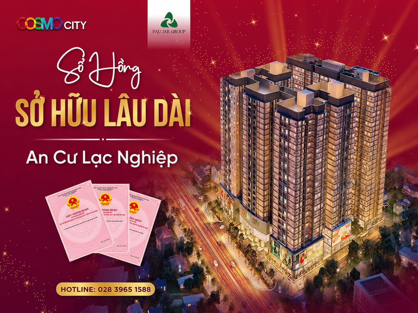 COSMO CITY – CHÌA KHÓA TRAO TAY, SỔ HỒNG SẴN CÓ!