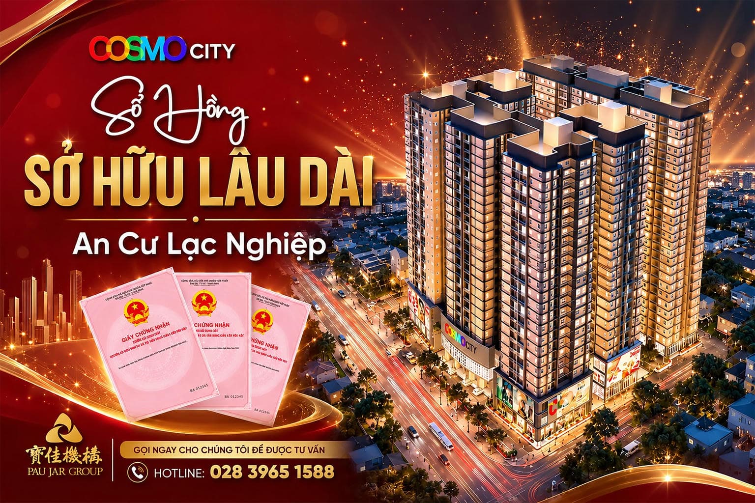 Căn Hộ Cosmo City Quận 7 – Sổ Hồng Trao Tay, Sở Hữu Lâu Dài