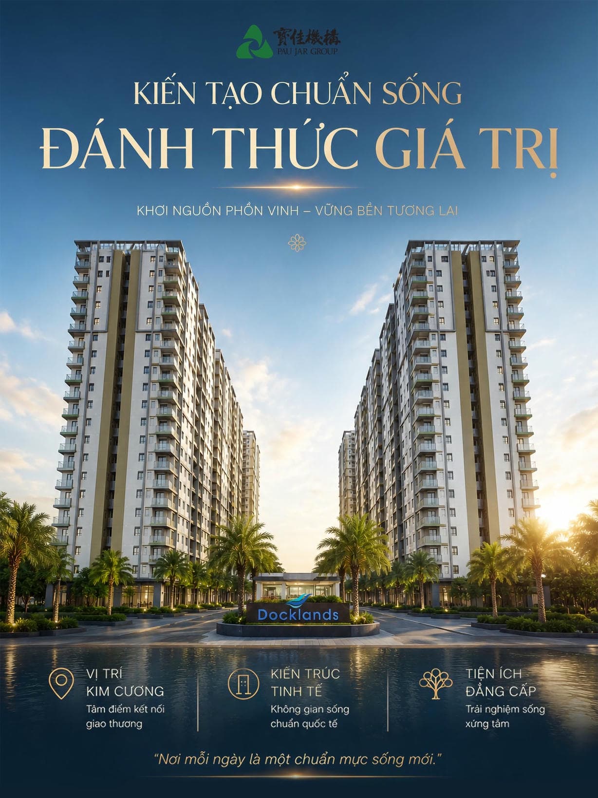 Căn Hộ Docklands Saigon Quận 7 – Giá Trị Sống Bền Vững Pau Jar Group