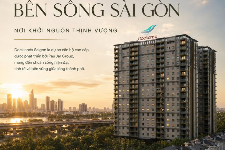 DOCKLANDS SAIGON KIẾN TẠO CHUẨN SỐNG MỚI BÊN SÔNG SÀI GÒN – NƠI KHỞI NGUỒN THỊNH VƯỢNG