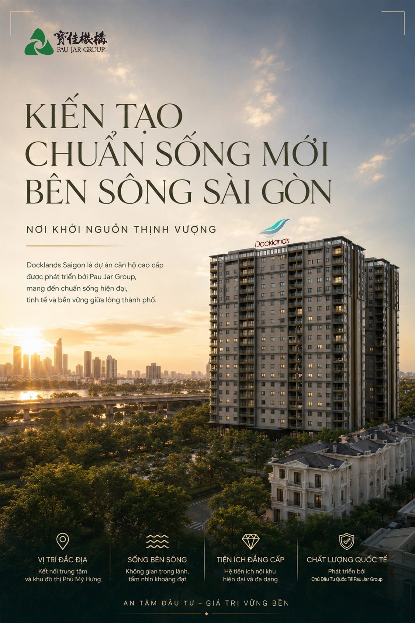 DOCKLANDS SAIGON KIẾN TẠO CHUẨN SỐNG MỚI BÊN SÔNG SÀI GÒN – NƠI KHỞI NGUỒN THỊNH VƯỢNG