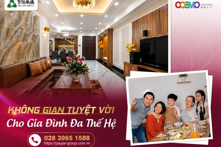 Không Gian Tuyệt Vời Cho Gia Đình Đa Thế Hệ - Cosmo City